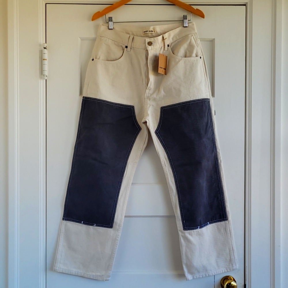 NWT Rudy Jude Colorblock Utility Jeans Size 4